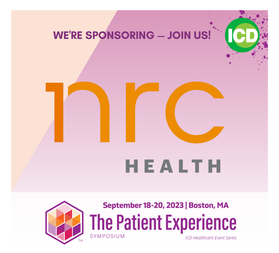 NRC Health partners with ICD as lead sponsor of 7th Annual Patient Experience Symposium